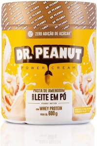 Dr Peanut Pasta De Amendoim - 600G Leite Em Pó Com Whey - Dr. Peanut