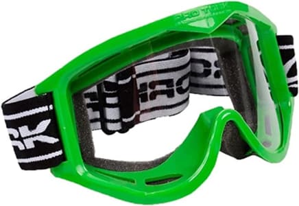 Pro Tork Motocross, Óculos Proteção Adulto Unissex, Verde (Green), Único