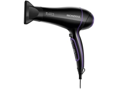 Secador de Cabelo Mondial Black Purple SCN-01 - Tourmaline 2000W 2 Velocidades - Secador de Cabelo - Magazine OfertaespertaLogo LuLogo Magalu