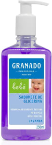 Sabonete Líquido Bebê Glicerinado com Lavanda 250ml, Granado