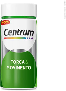 Centrum Suplemento Alimentar Força e Movimento, Multivitamínico Com Vitamina C, D e Magnésio, Para Homem e Mulher, Apoia os Ossos e Músculos Ajudando 