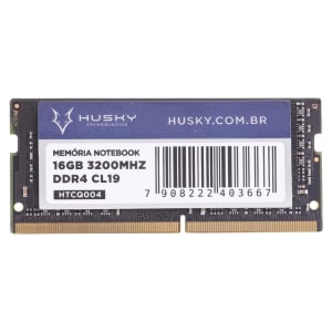 Memória Husky Technologies 16GB 3200MHz DDR4 CL19 para Notebook - HTCQ004