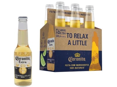 Cerveja Corona Coronita Extra Lager 6 Unidades - 210ml - Cerveja - Magazine OfertaespertaLogo LuLogo Magalu