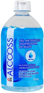 Alcool Gel 220G, Alcoos