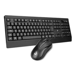 Teclado e Mouse Rise Mode Office OF 02 USB ABNT2 Preto - RM-TM-02-FB