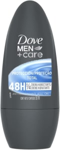 4 Unidades Desodorante Antitranspirante Roll On Dove Men +Care Cuidado Total 50ml