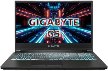 GIGABYTE Notebook Gamer G5 KD, 15.6" FHD, Processador Intel I5-11400h, Placa de Vídeo RTX 3060 6GB, 16GB RAM DDR4, SSD 512GB M.2 (Preto)