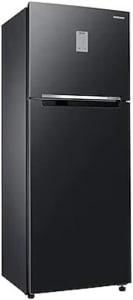 Geladeira Samsung Evolution RT38 com POWERvolt Inverter Duplex 385L, Bivolt (Preto/Inox)