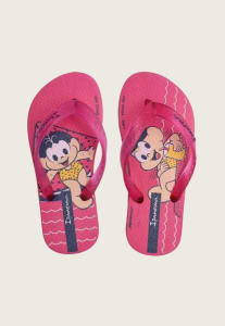 Chinelo Infantil Ipanema Kids Turma Da Mônica Rosa