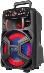 Amvox Caixa de Som Amplificada ACA 221 Gigante II - 220W RMS, Bluetooth, Rádio FM, USB, Preto