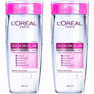 Kit Água Micelar L'Oréal Paris 200 ml 2 Unidades