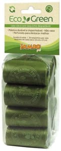  Refil Sacola com 8 Rolos Eco Green Jambo para Cães 