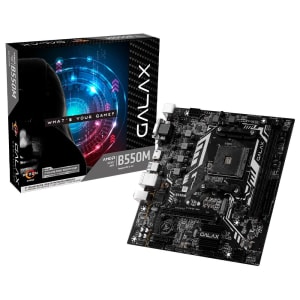 Placa Mãe GALAX B550M AMD AM4 M-ATX DDR4 M.2 PCIe 4.0