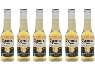 Cerveja Corona Coronita Extra Lager 6 Unidades - 210ml - Cerveja - Magazine Ofertaesperta