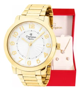 Relógio Analógico Feminino De Pulso Champion CN25118 (Dourado)