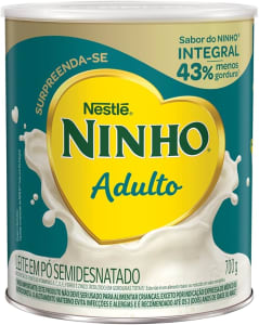 Leite Pó Semidesnatado Ninho Adulto Lata 700g