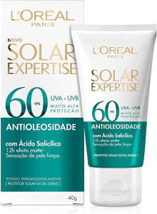 Protetor Solar Facial L'Oréal Paris Solar Expertise Antioleosidade Fps60 - 40g