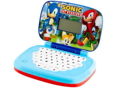 Laptop Infantil Sonic Bilingue Emite Som Candide, Cor: Azul