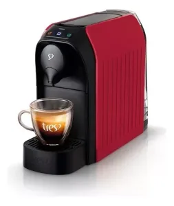 Cafeteira Tres Corações Passione Automática Preta-brilhante,110V ou 220V (Vermelho)