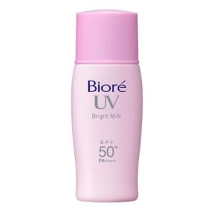 Protetor Solar Facial Bioré  UV Perfect Bright Face Milk FPS 50 - Magazine Ofertaesperta