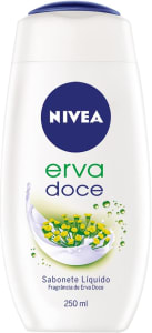 10 Unidades - Sabonete Líquido Nivea Erva Doce Pele Macia e Hidratada - 250ml