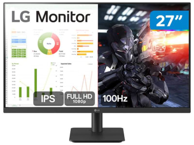 Monitor Gamer 100Hz 5ms LG 27MS500-B.AWZM 27" Full HD IPS HDMI 27MS500-B - Monitor Gamer - Magazine 