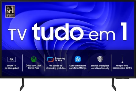 Samsung Smart TV 70" UHD 4K 70DU7700 - Processador Crystal 4K, Gaming Hub