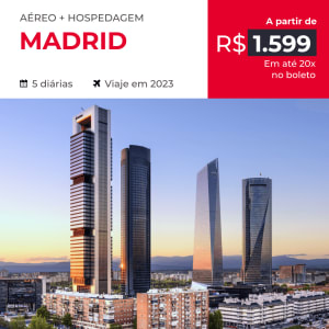 Pacote de Viagem - Madrid (La Casa de Papel) - 2023 - Aéreo + Hospedagem