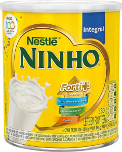 2 Unidades Leite em Pó Ninho Integral 380g