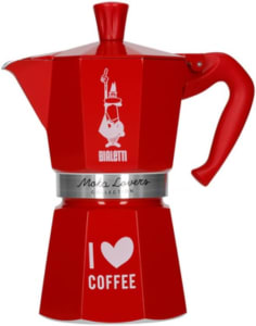 Cafeteira Moka Express 6 Xícaras Coffee Fest, Vermelho, Bialetti, 10010914