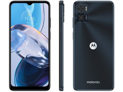 Smartphone Motorola Moto E22 64GB Preto 4G 4GB RAM 6,5”