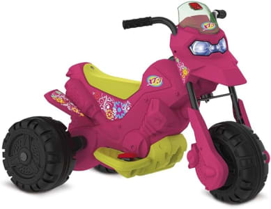 Mini Moto Elétrica Infantil XT3 com Cambio 2 Marchas Recarregável Bandeirante