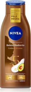 10 Unidades - Hidratante Desodorante Nivea Beleza Radiante Cuidado Intenso 400ml