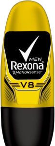 5 Unidades de Rexona Desodorante Antitranspirante V8 50ml