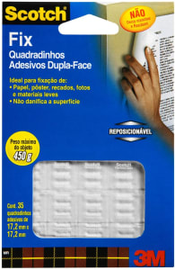 Quadradinhos Dupla-Face Fix Scotch