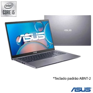 Notebook Asus, Intel Core i5 1035G1, 8GB, 1TB+256GB SSD, Tela de 15,6", Nvidia MX130, W11, Cinza X515JF-EJ361W