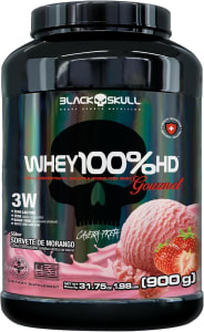 Whey 100% HD Gourmet Morango 900g