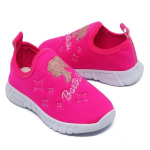 Tenis Escolar Menina Barbi Bi - Pink