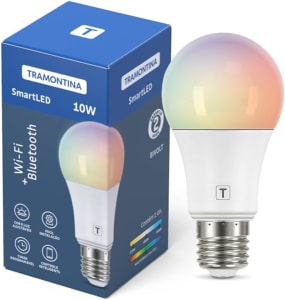 Lâmpada Smart LED Inteligente Tramontina E27 (Compatível Alexa) WIFI 10w 58020030