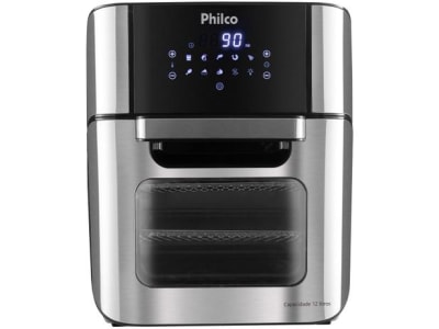 Fritadeira Elétrica sem Óleo/Air Fryer Philco - Oven PFR2200P Preto 3,5L com Forno e Timer - Magazine Ofertaesperta