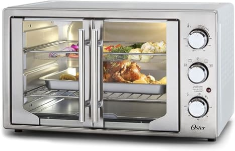 Forno e Fritadeira Sem Óleo Oster 42L French Door 2 em 1-220V