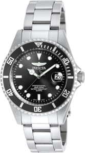 Invicta Relógio masculino 8932OB Pro Diver mostrador analógico quartzo prata Aço inoxidável 8932OB