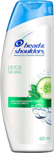 2 Unidades - Shampoo Detox Da Raiz, Shampoo Anticaspa, Limpa E Hidrata, Controle De Caspa, 400 Ml