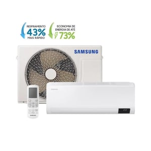 Ar Condicionado Split Hi Wall Samsung Digital Inverter Ultra 12.000 BTU/h Frio Monofásico - AR12AVHZDWKNAZ