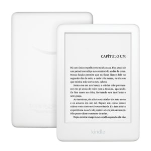 E-reader Amazon Kindle 10ªGeração Branco Tela de 6" Wi-Fi 8GB de Memória Iluminação Embutida