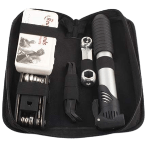 Kit Ferramentas Bike Chaves Remendo Reparo Pneu Bolsa Quadro