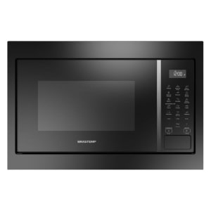 Micro-ondas Brastemp de Embutir 32 Litros Preto com 18 Receitas Pré-Programadas e Design Sofisticado - BM146AE