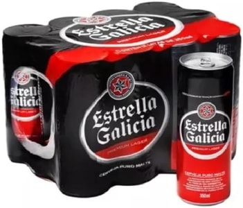 Pack de Estrella Galicia Galicia Pilsen LT 350ml 12 Unidades