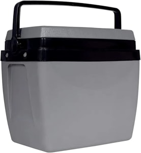 Mor - Caixa Térmica 26L Cinza Com Preto