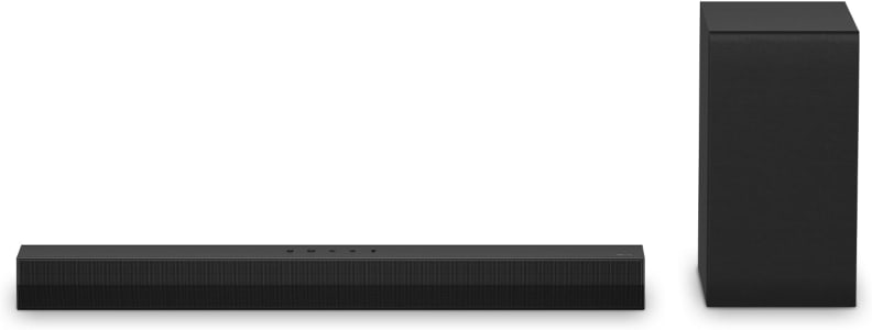 Soundbar LG S40T 300W RMS Conexão Bluetooth 2.1 Canais AI Sound Pro Wow Interface Sem fios Conexões Múltiplas